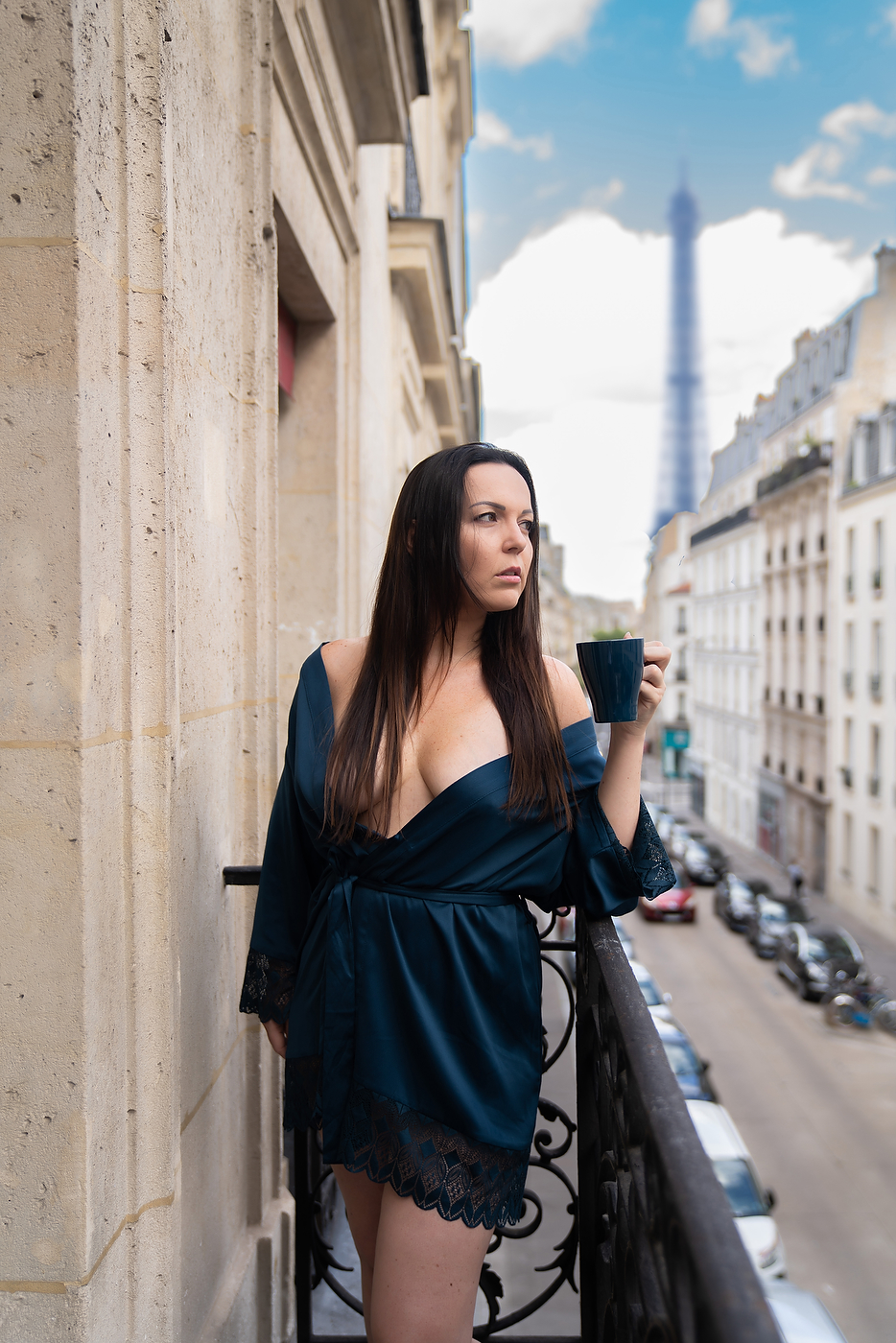 English speaking boudoir photographer Paris France
